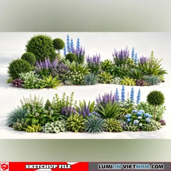 261021 Garden Landscape Planting 72 Sketchup Model